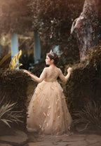 MARIPOSA GOWN CHAMPAGNE
