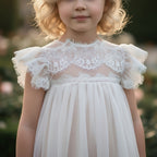 ADRIANA DRESS WHITE/NATURAL