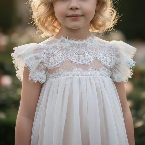 ADRIANA DRESS WHITE/NATURAL