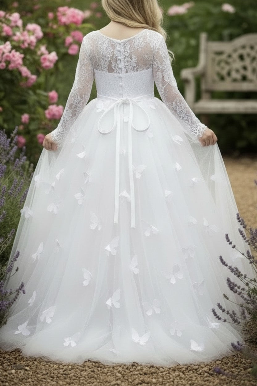 MARIPOSA GOWN WHITE