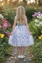 ABBY DRESS BLUE FLORAL