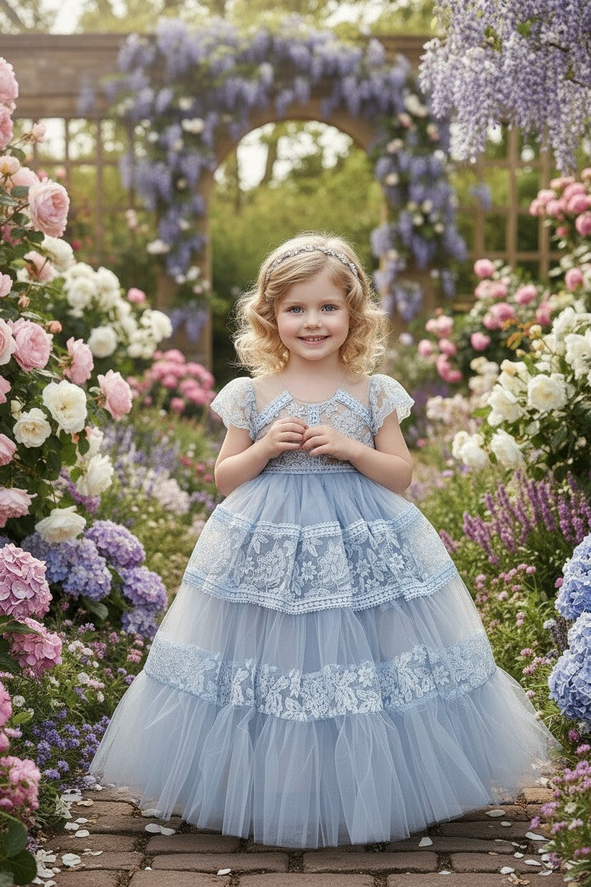 CATERINA DRESS BLUE