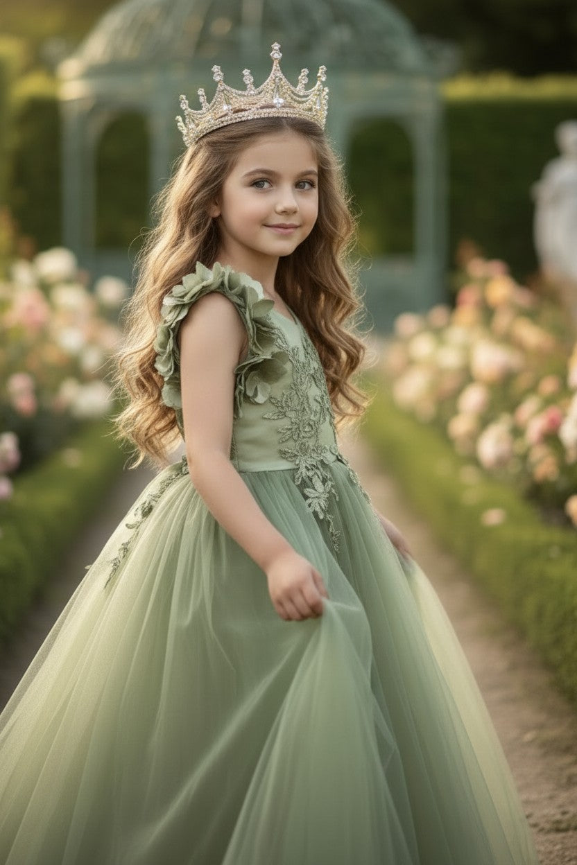 BIANCA GOWN SAGE