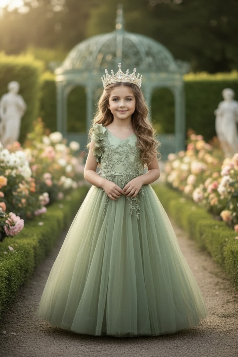 BIANCA GOWN SAGE