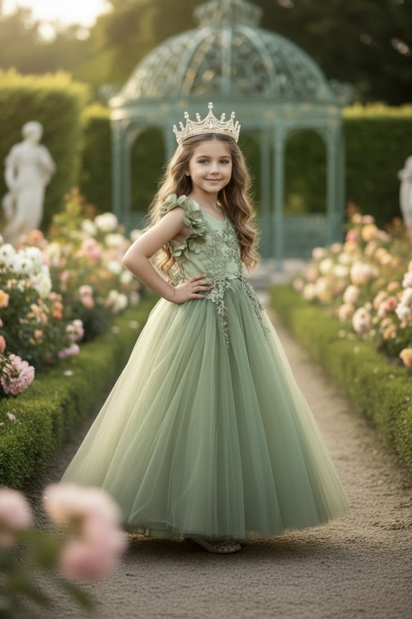 BIANCA GOWN SAGE