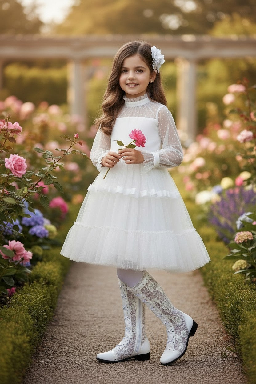 MAEVE DRESS WHITE
