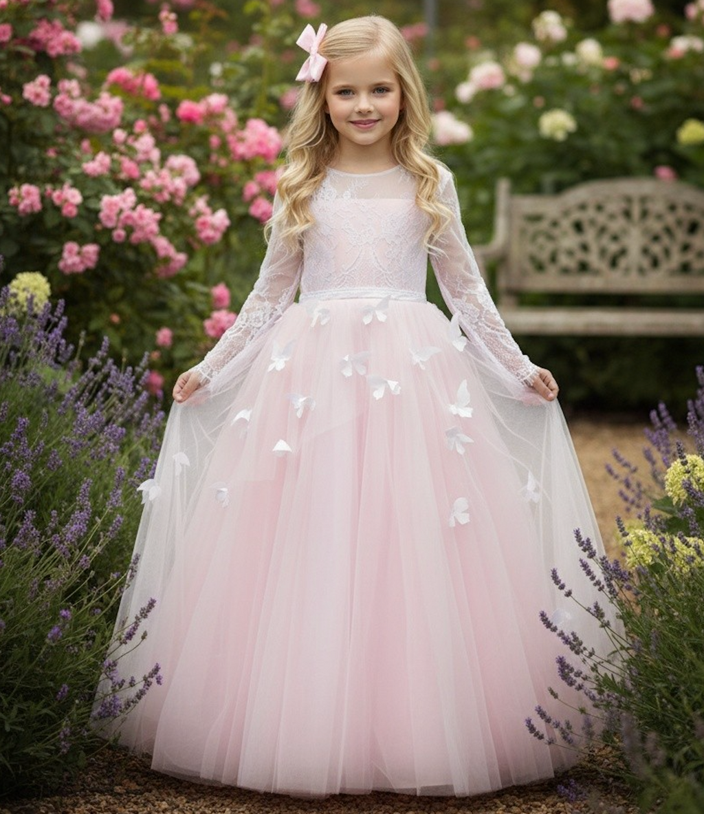 MARIPOSA GOWN PEACHY PINK