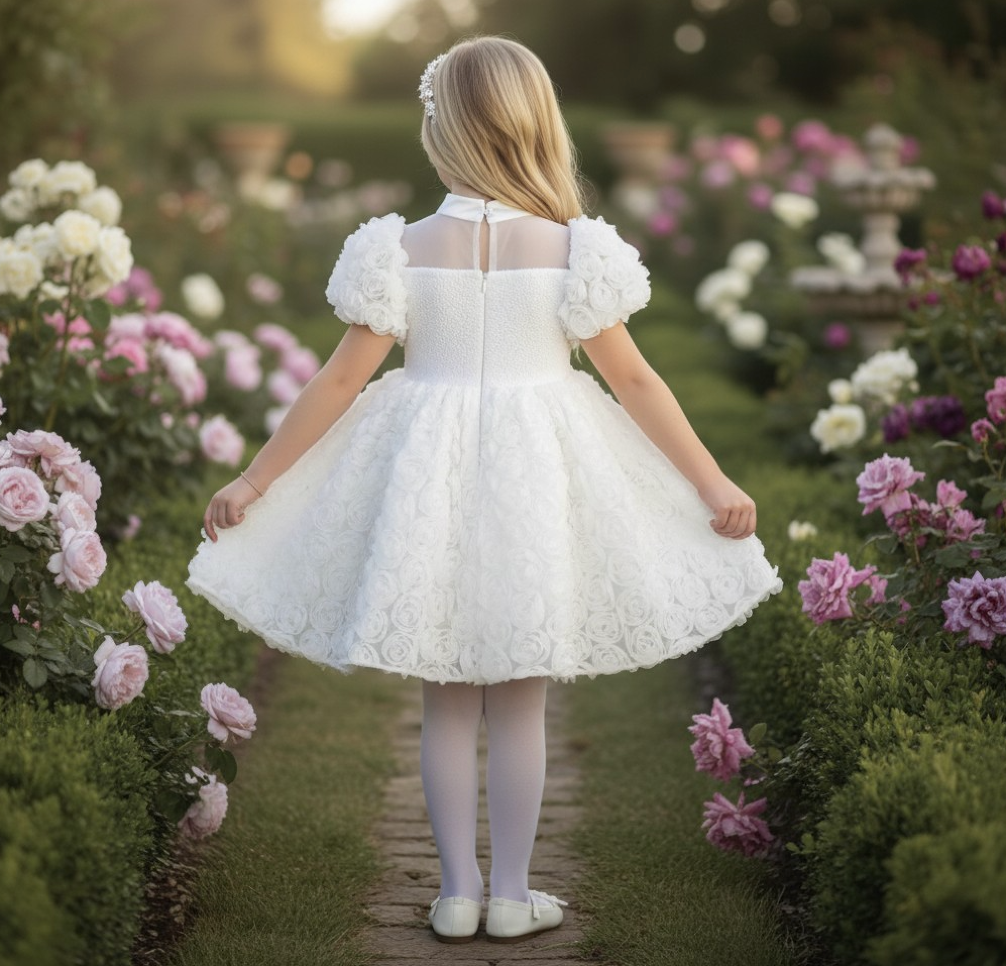 JUNE DRESS WHITE