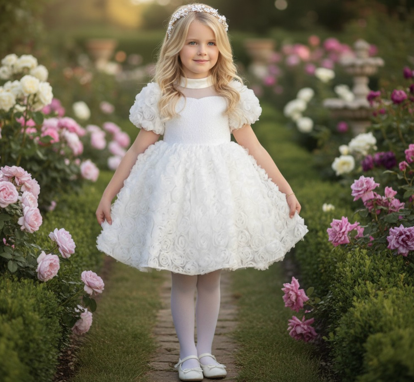 JUNE DRESS WHITE
