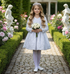 EMMA SEQUIN DRESS WHITE