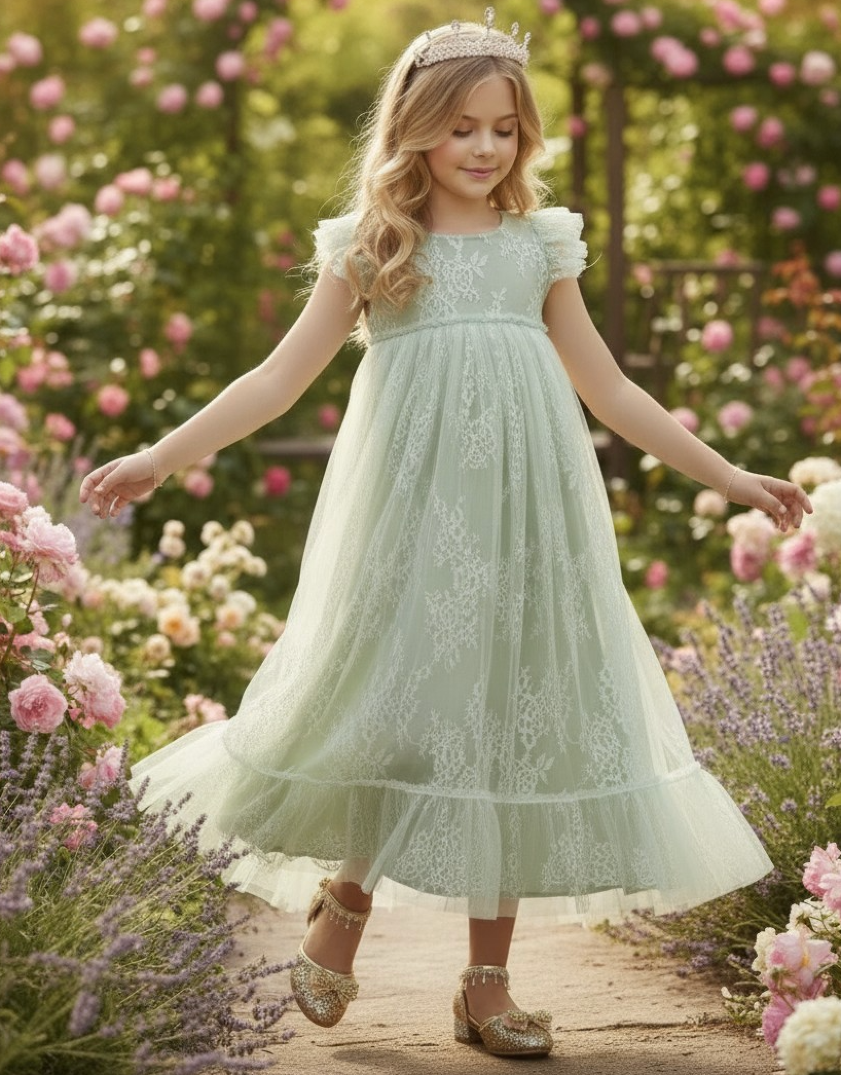 CLARA GOWN SAGE