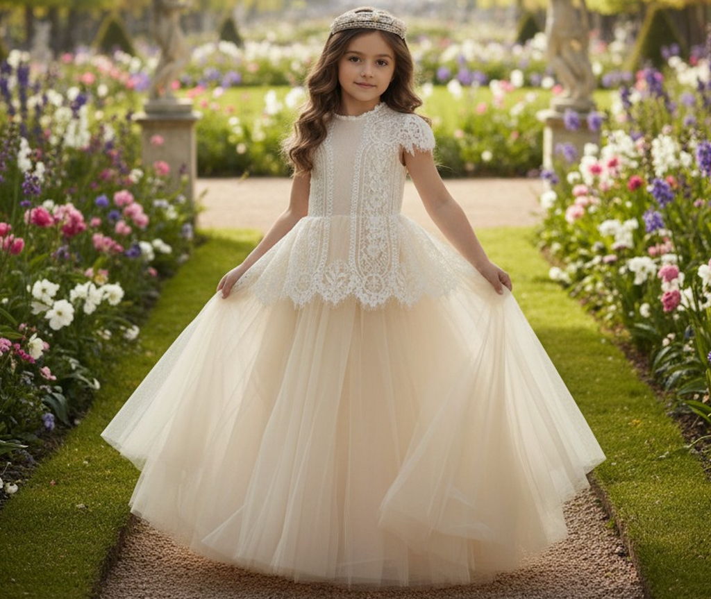 GWENDOLYN GOWN-WHITE/NATURAL
