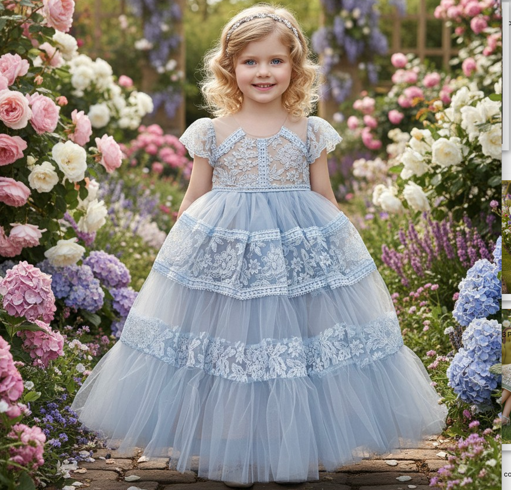 CATERINA DRESS BLUE