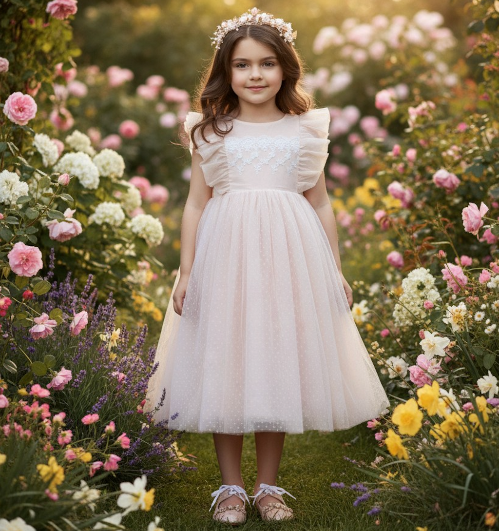 CAROLINA DRESS BLUSH PINK