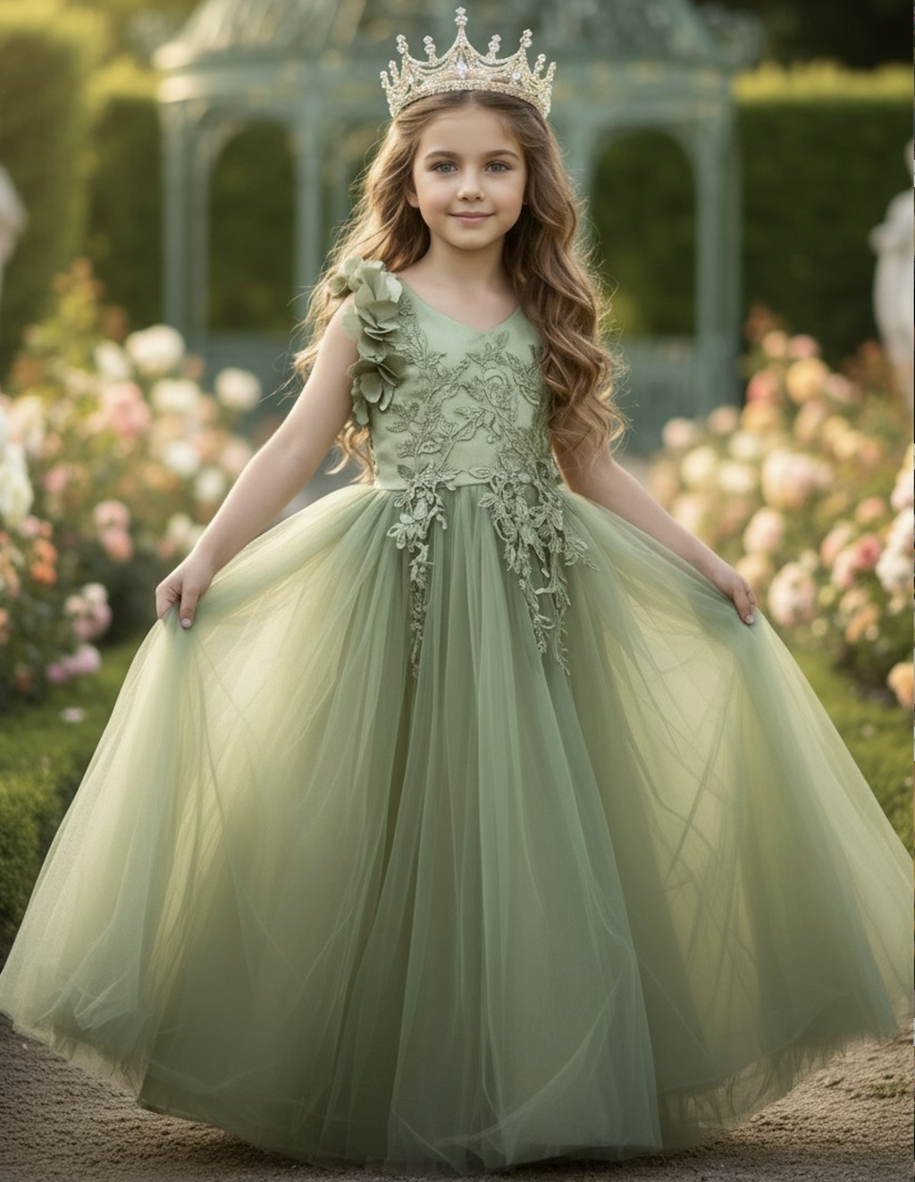 BIANCA GOWN SAGE
