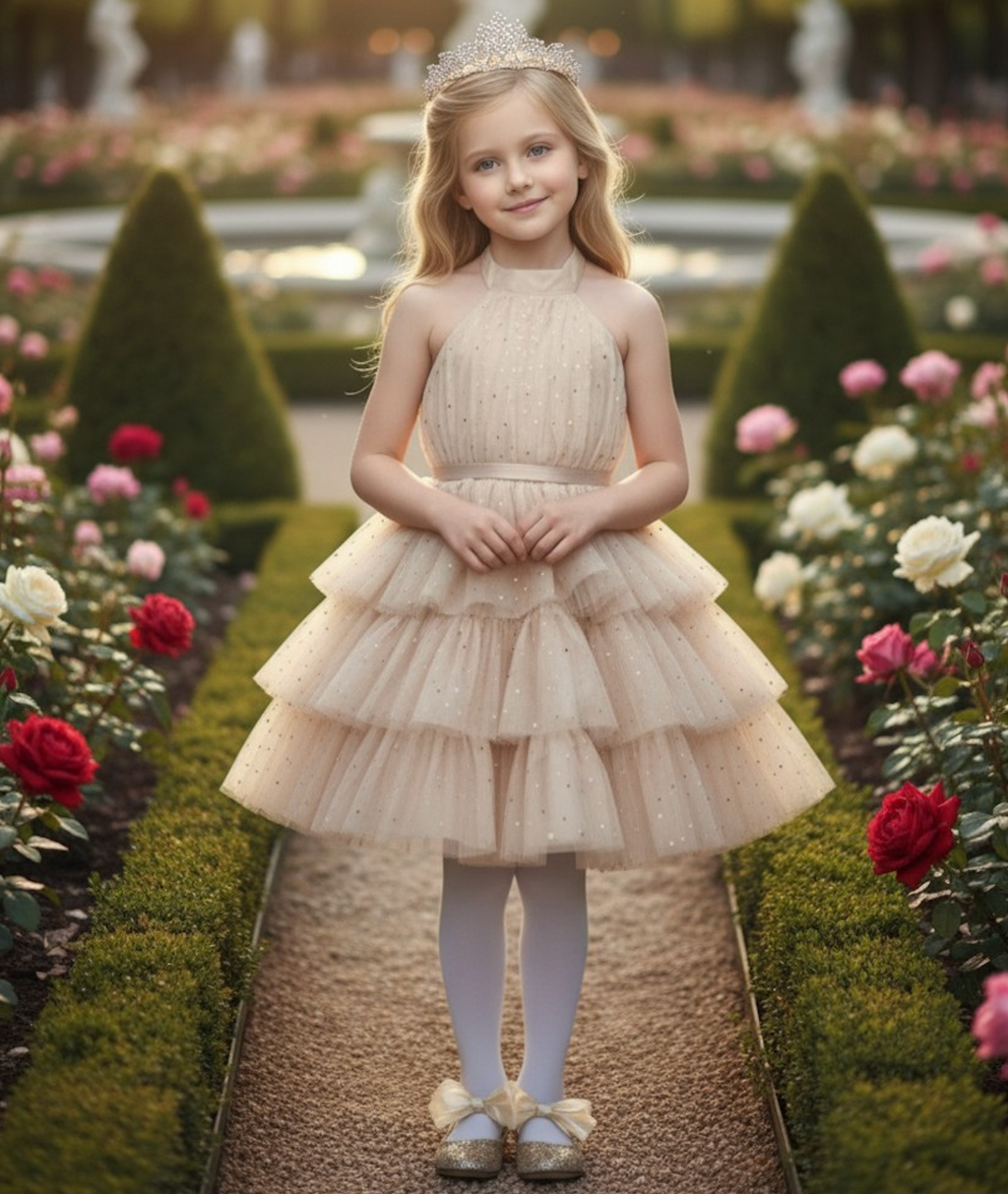 AMEERAH DRESS CHAMPAGNE