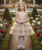 AMEERAH DRESS CHAMPAGNE