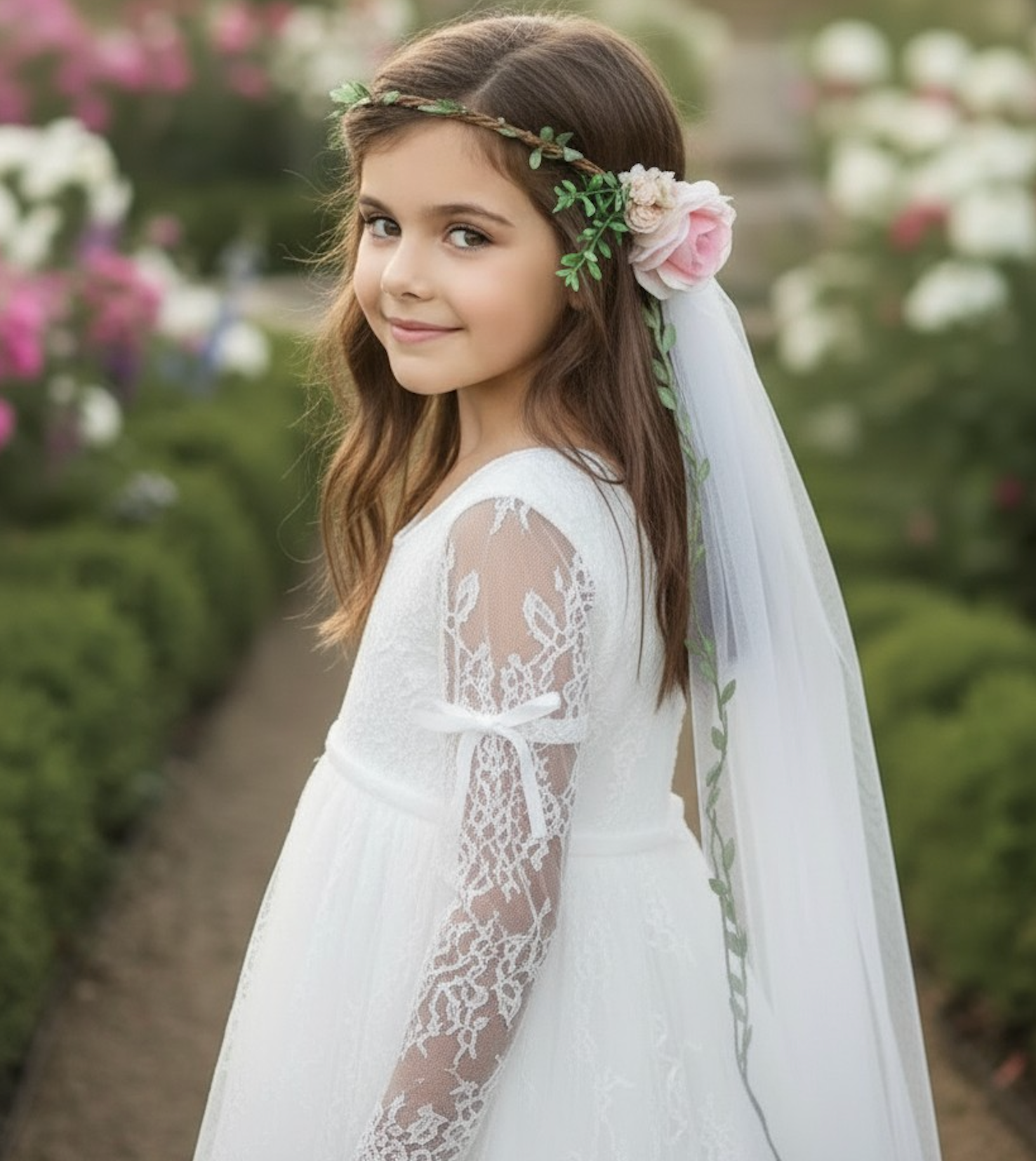 FLORA CROWN & VEIL