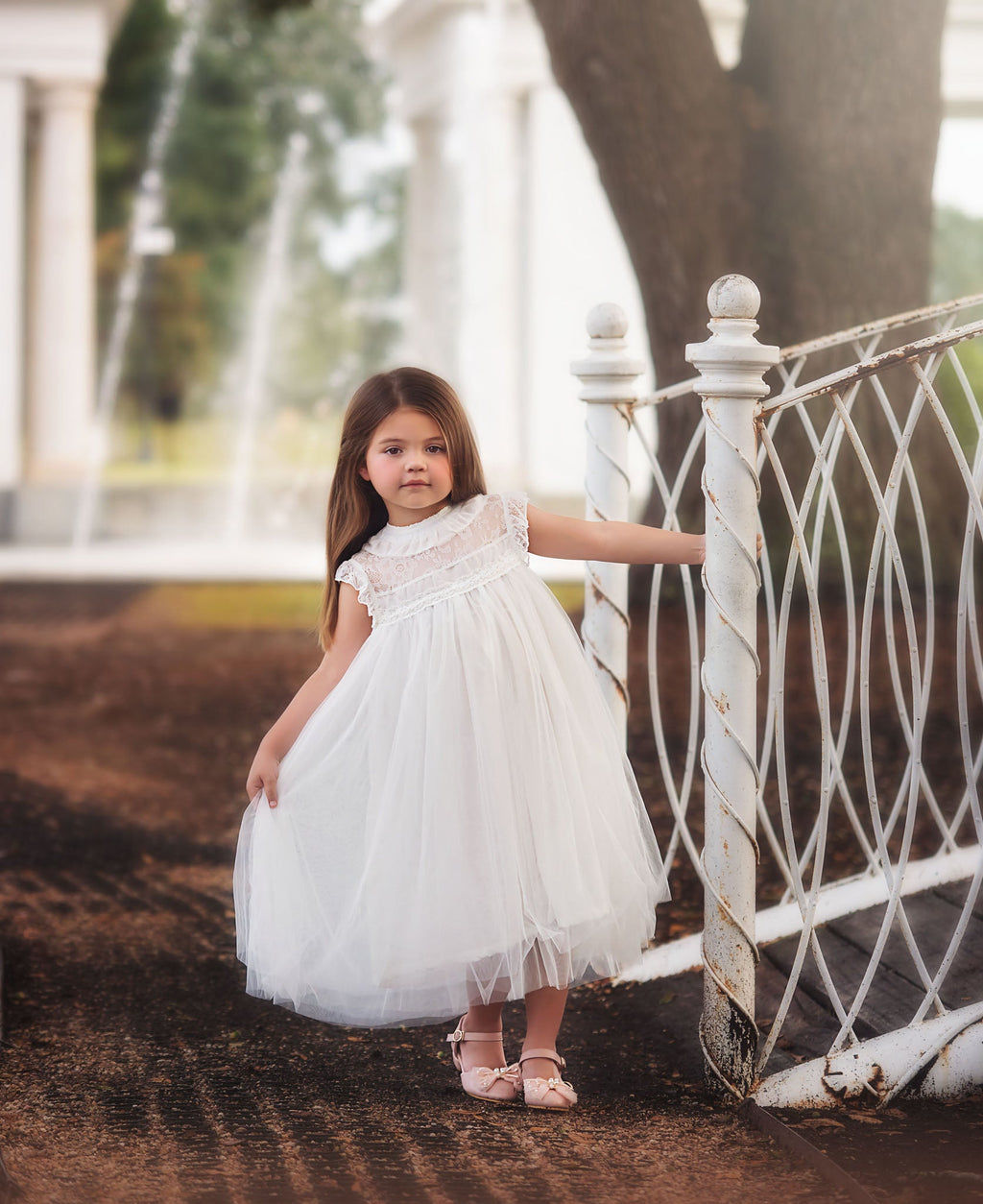ALLESSANDRA DRESS  WHITE