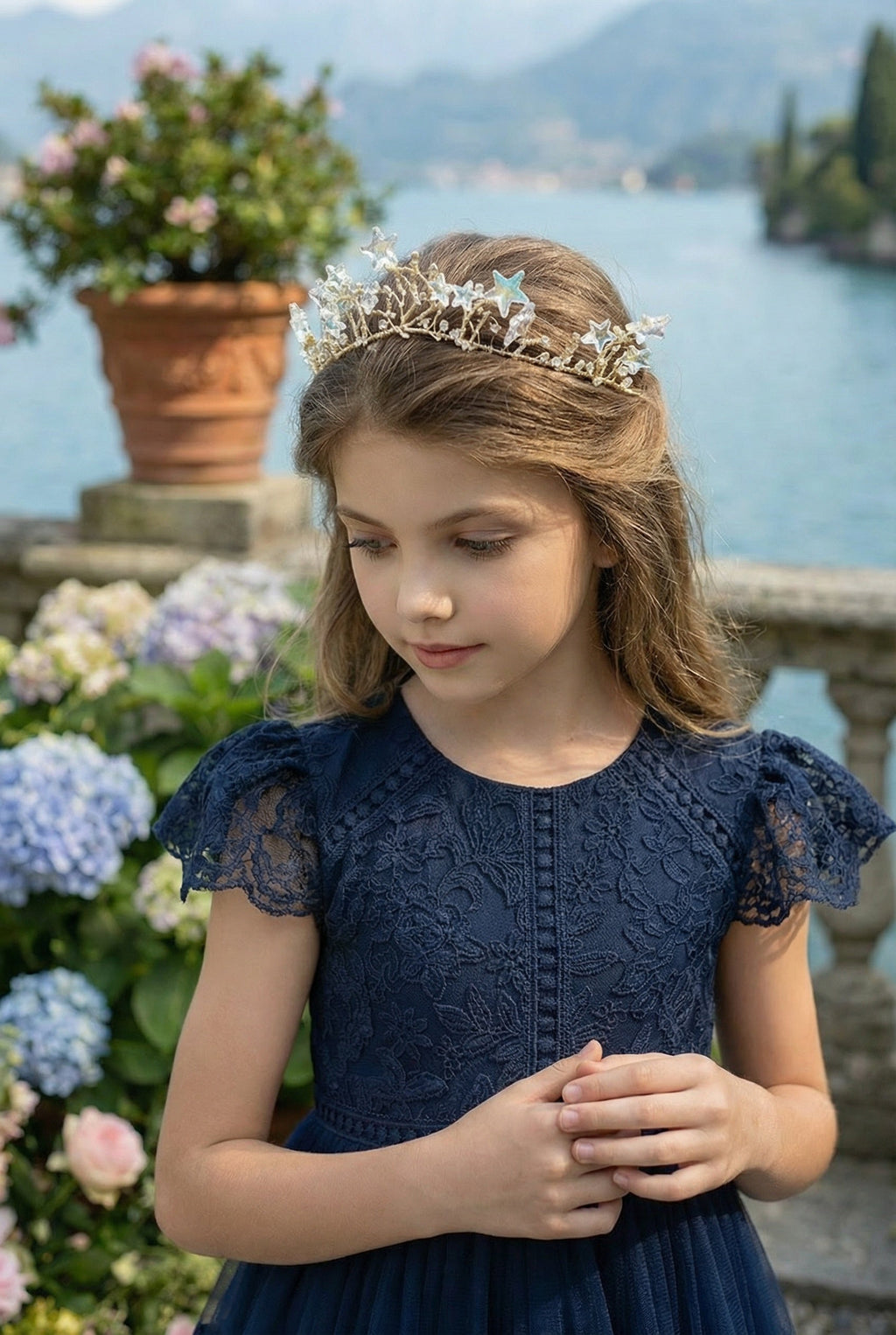 CATERINA DRESS NAVY