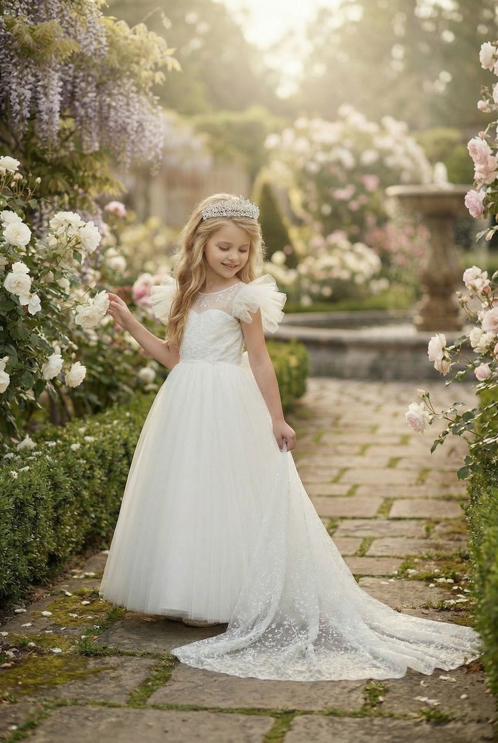 PAXTON GOWN WHITE
