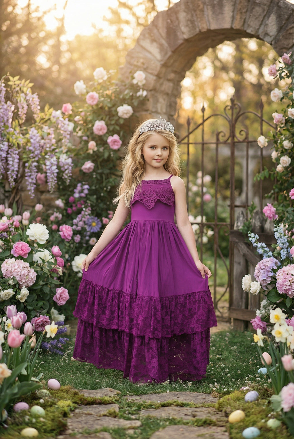 ALEXANDRA MAXI DRESS BERRY