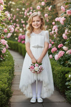 AINSLEY DRESS & BELT SET WHITE