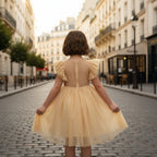 MILLY DRESS SPARKLING CHAMPAGNE